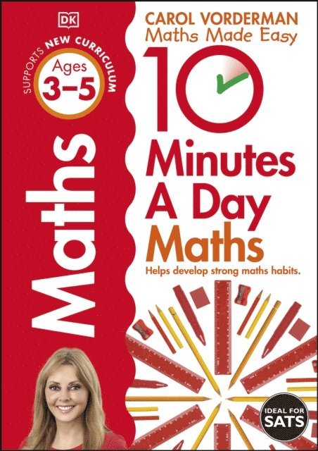 Carol Vorderman - 10 Minutes A Day Maths, Ages 3-5 (Preschool), E-bok