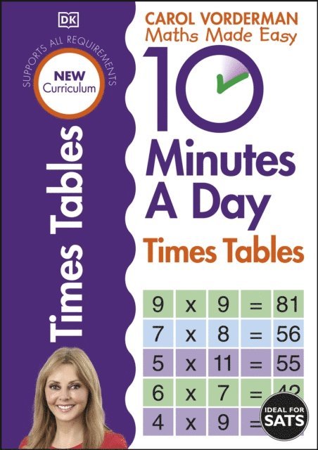 Carol Vorderman - 10 Minutes A Day Times Tables, Ages 9-11 (Key Stage 2), E-bok