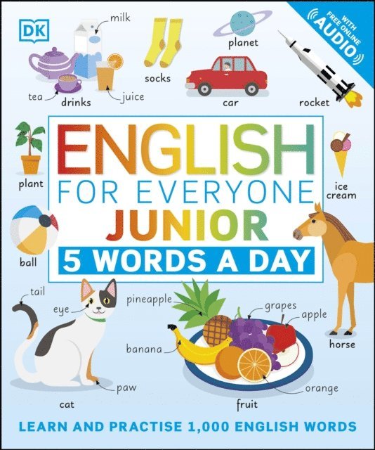 DK - English for Everyone Junior 5 Words a Day, E-bok