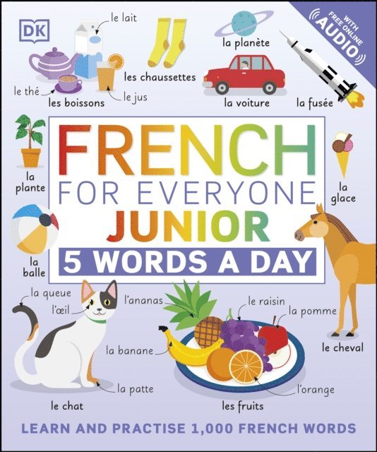 DK - French for Everyone Junior 5 Words a Day, E-bok