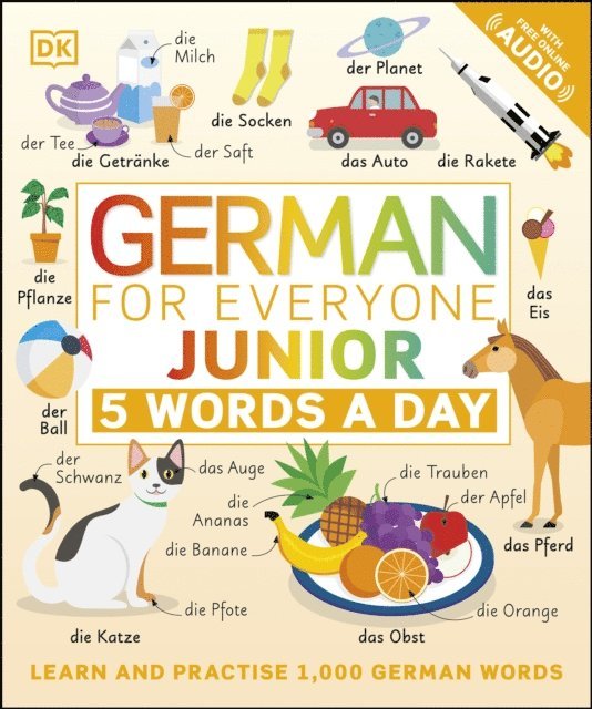 DK - German for Everyone Junior 5 Words a Day, E-bok
