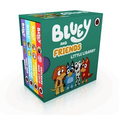 Bluey - Bluey: Bluey and Friends Little Library, Kartonnage. Tillgänglighet: Lägg i varukorg