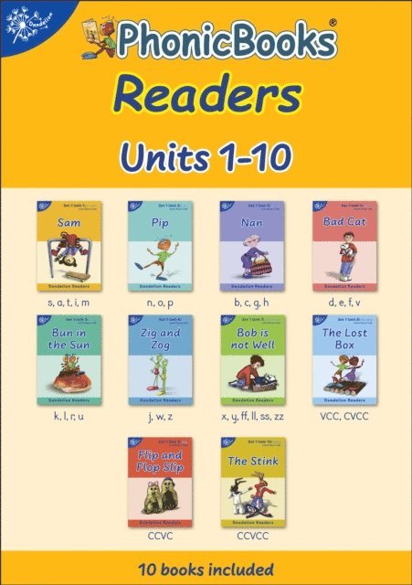 Phonic Books - Phonic Books Dandelion Readers Set 1 Units 1-10, E-bok
