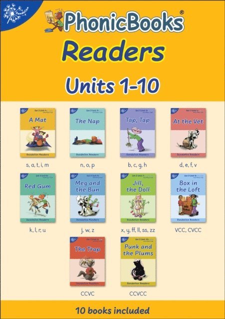 Phonic Books - Phonic Books Dandelion Readers Set 2 Units 1-10, E-bok