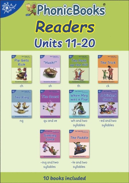 Phonic Books - Phonic Books Dandelion Readers Set 1 Units 11-20, E-bok