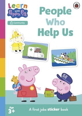 Peppa Pig - Learn with Peppa: People Who Help Us Sticker activity book, Häftad