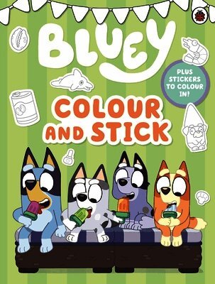 Bluey - Bluey: Colour and Stick, Häftad