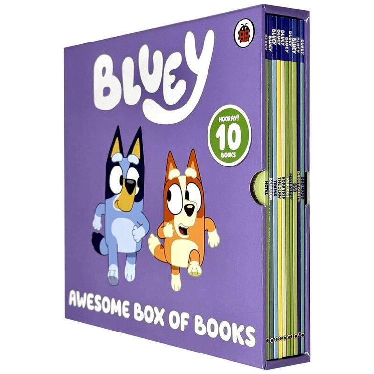 Bluey - Bluey: Awesome Box of Books 10 Books Box Set, Pocket