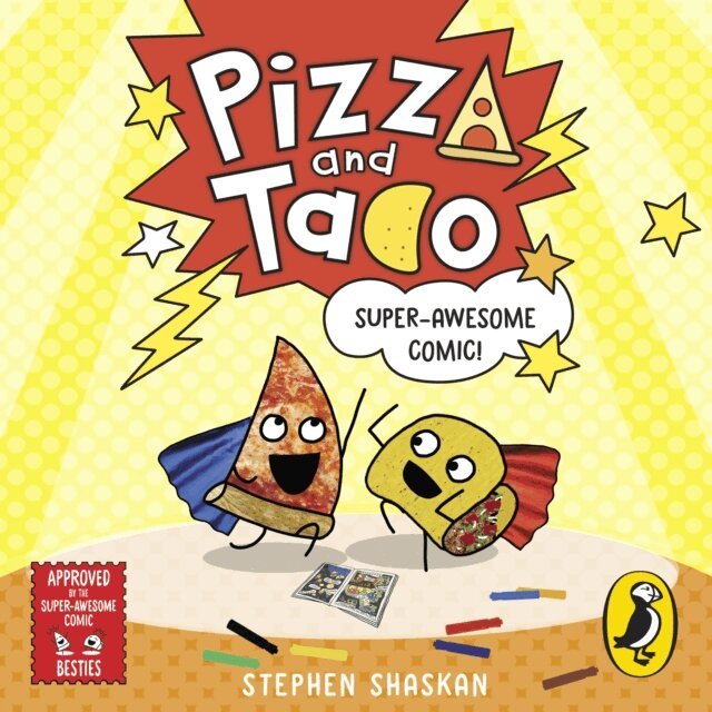 Stephen Shaskan - Pizza and Taco: Super-Awesome Comic!, Ljudbok