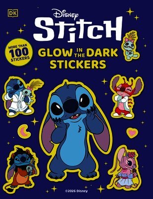 DK - Disney Stitch Glow in the Dark Ultimate Sticker Book, Häftad