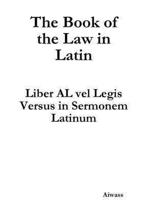 Aiwass - Book of the Law in Latin, Häftad. Tillgänglighet: Tillfälligt slut