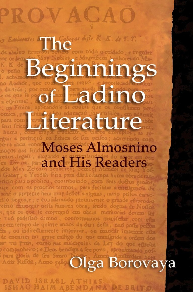 Olga Borovaya - Beginnings of Ladino Literature, E-bok