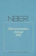 NBER Macroeconomics Annual 2001