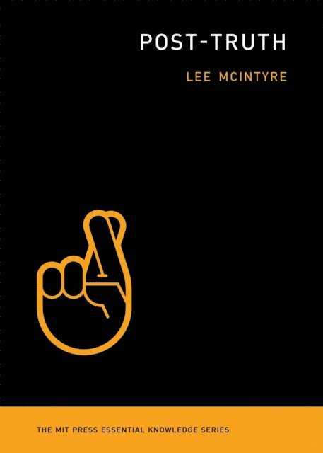 Lee McIntyre - Post-Truth, E-bok