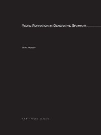 Word Formation in Generative Grammar