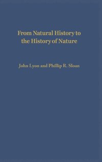 From Natural History to the History of Nature