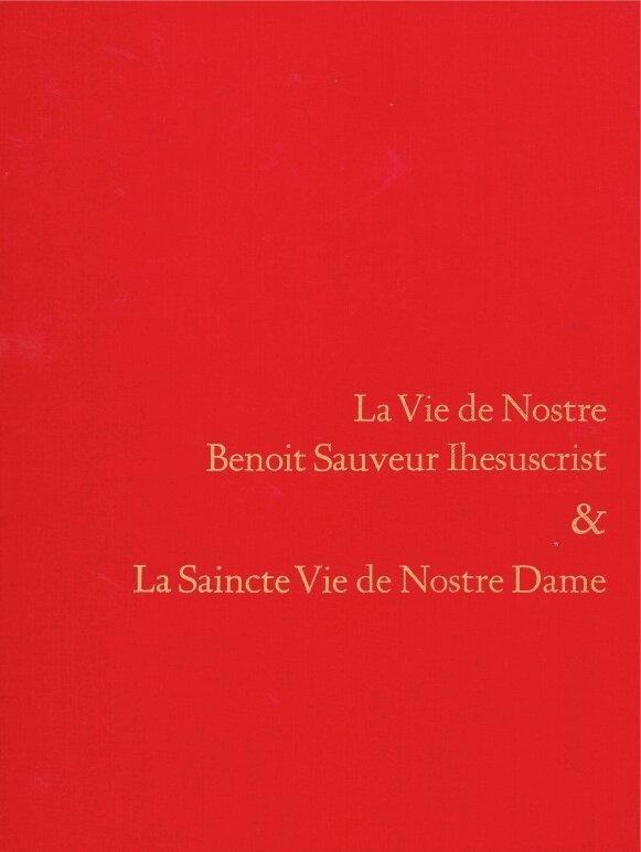 Millard Meiss, Elizabeth H. Beatson, Jean Gerson - La Vie De Nostre Benoit Sauveur, Inbunden. Tillgänglighet: Lägg i varukorg