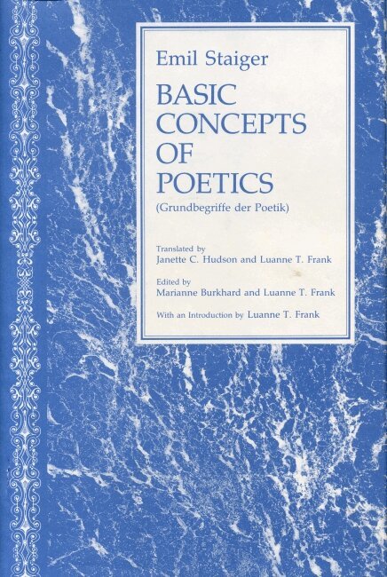 Emil Staiger, Marianne Burkhard OSB, Luanne T. Frank - Basic Concepts of Poetics, Häftad. Tillgänglighet: Lägg i varukorg