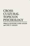 Cross-cultural Topics in Psychology