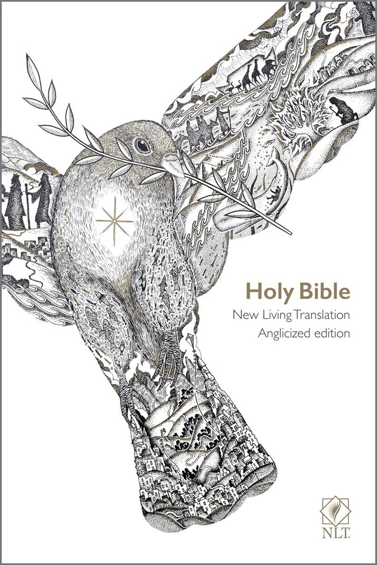 Spck - NLT Holy Bible, White Flexiback, Dove Illustration, Award-Shortlisted Design, British Text, NLT New Living Translation, Flexiback, Standard size, Häftad
