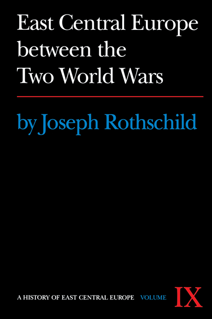 Joseph Rothschild - East Central Europe between the Two World Wars, E-bok