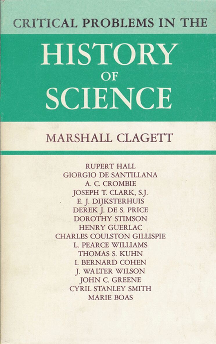 Marshall Clagett - Critical Problems in the History of Science, Häftad. Tillgänglighet: Lägg i varukorg