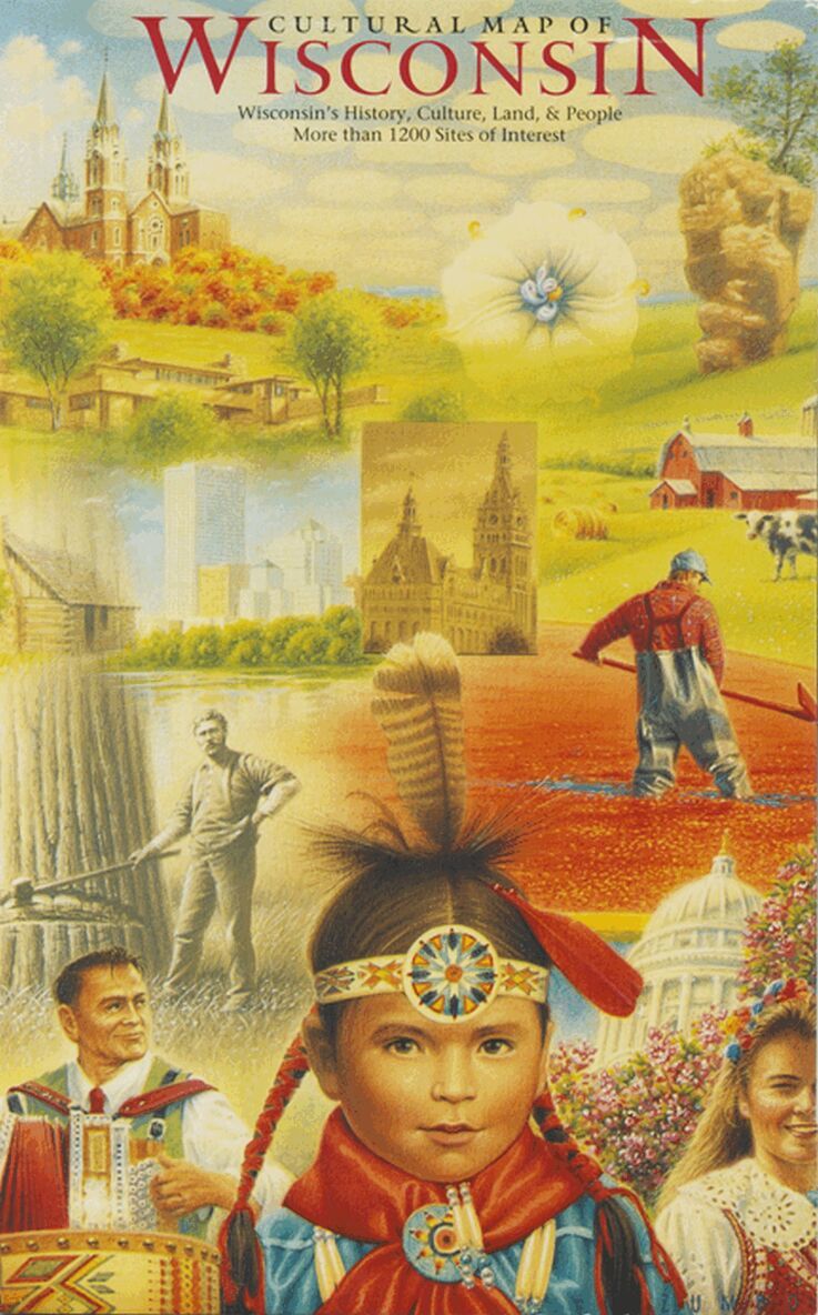 David Woodward, etc. - Cultural Map of Wisconsin. Tillgänglighet: Tillfälligt slut
