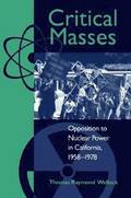 Critical Masses