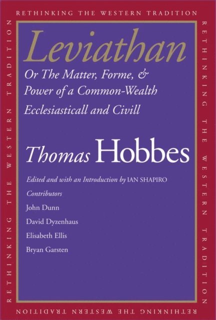 Shapiro Ian Shapiro, Hobbes Thomas Hobbes - Leviathan, E-bok