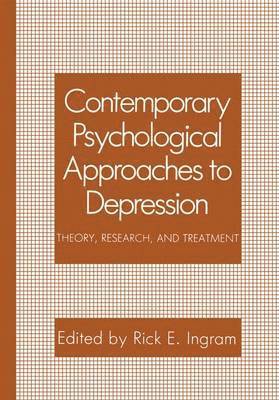Contemporary Psychological Approaches to Depression, Inbunden