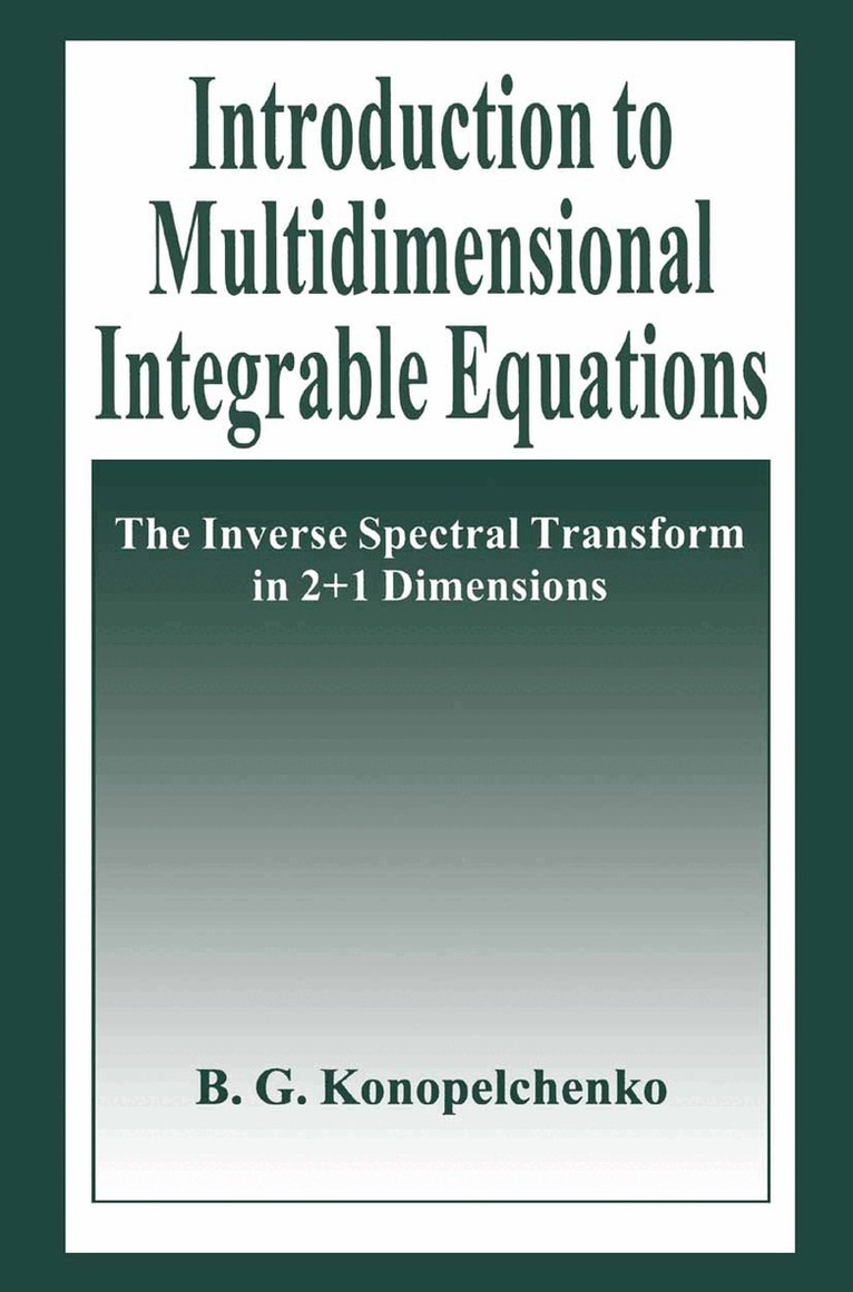 Introduction to Multidimensional Integrable Equations
