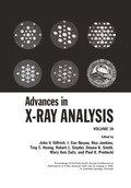 Advances in X-Ray Analysis