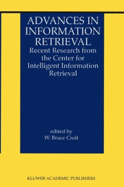W. Bruce Croft - Advances in Information Retrieval, E-bok