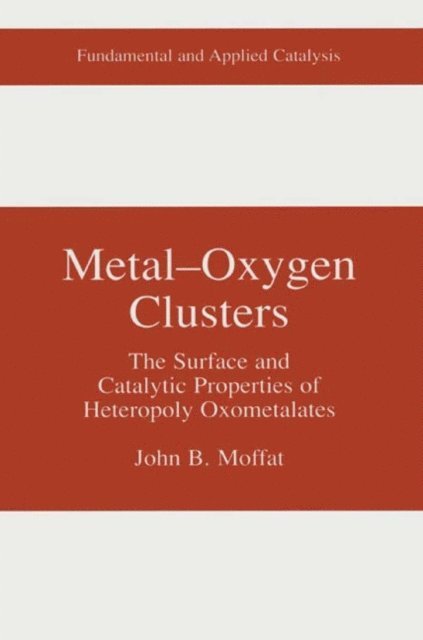 John B. Moffat - Metal-Oxygen Clusters, E-bok