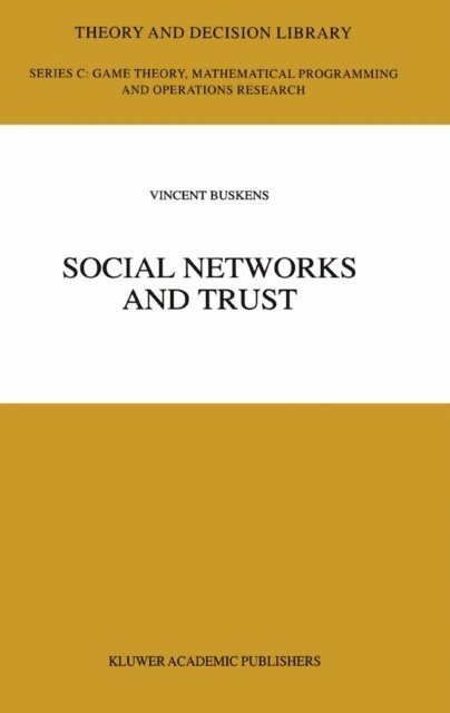 Vincent Buskens - Social Networks and Trust, E-bok