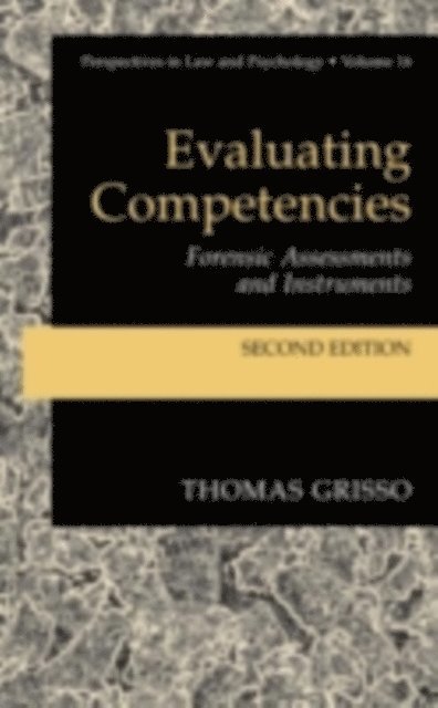 Thomas Grisso - Evaluating Competencies, E-bok