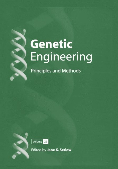 Jane K. Setlow - Genetic Engineering: Principles and Methods, E-bok