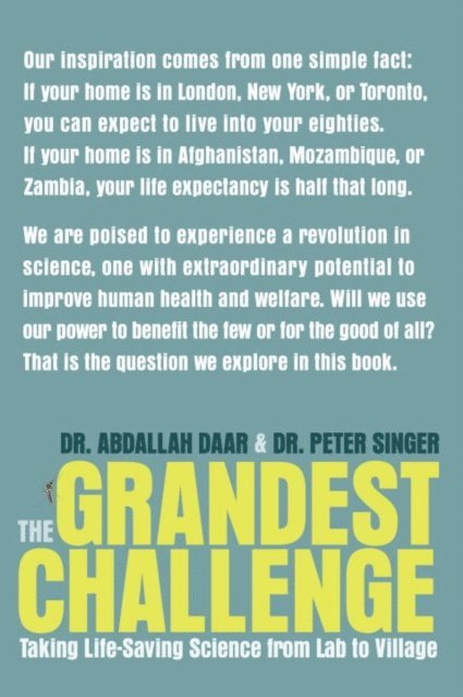 Peter A. Singer, Abdallah Daar - Grandest Challenge, E-bok