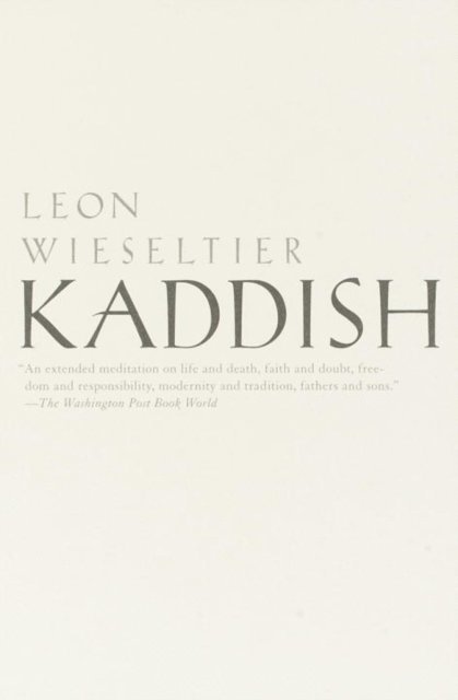 Leon Wieseltier - Kaddish, E-bok