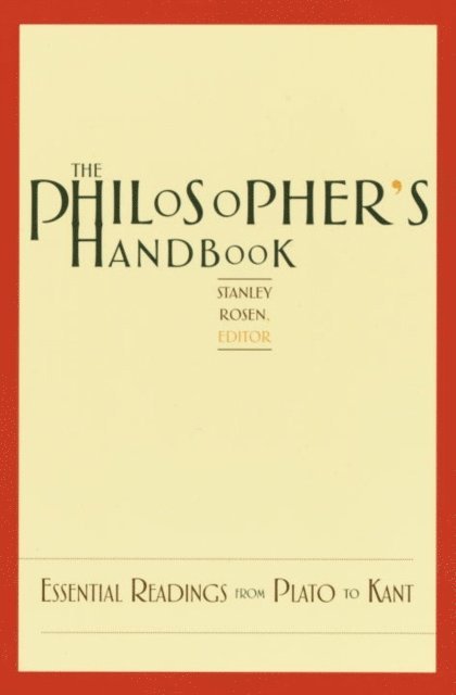 Stanley Rosen - Philosopher's Handbook, E-bok
