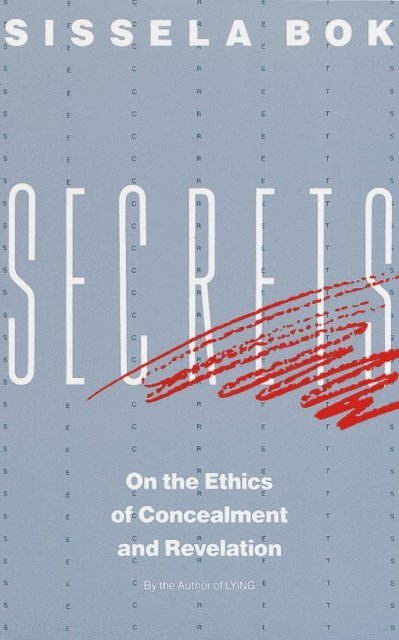 Sissela Bok - Secrets, E-bok