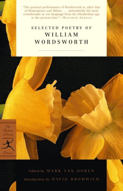 William Wordsworth, Mark Van Doren - Selected Poetry of William Wordsworth, E-bok