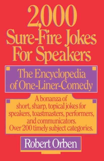 Robert Orben - 2,000 Sure-Fire Jokes for Speakers, E-bok