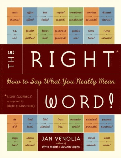 Jan Venolia - Right Word!, E-bok. Tillgänglighet: Lägg i varukorg