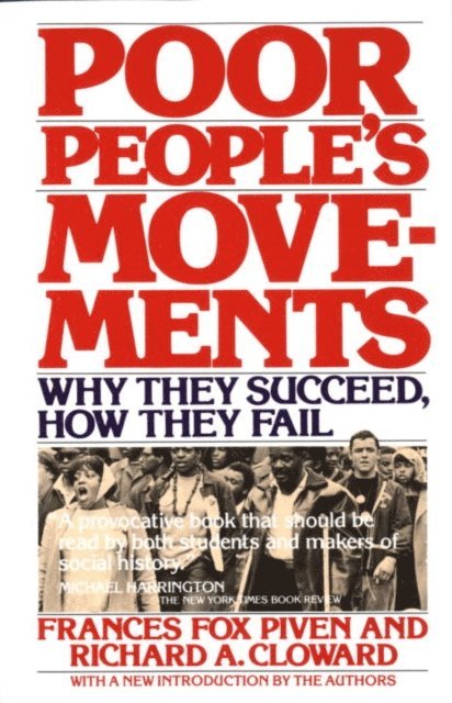 Richard Cloward, Frances Fox Piven - Poor People's Movements, E-bok