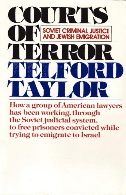 Telford Taylor - Courts of Terror, E-bok