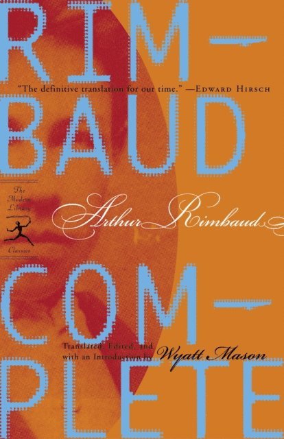 Arthur Rimbaud, Wyatt Mason - Rimbaud Complete, E-bok