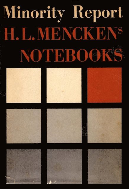 H.L. Mencken - Minority Report, E-bok