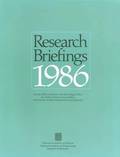 Research Briefings 1986
