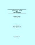 Colorado River Ecology and Dam Management